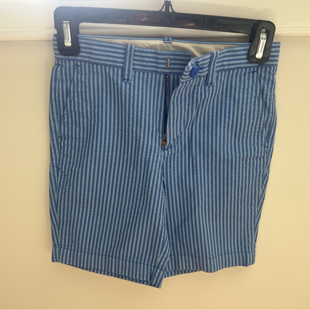 Crewcuts Blue and Light Blue Striped Kids Shorts